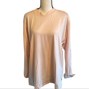 Light Pink Golf Lightweight Long Sleeve Sweatshirt Size Large EU Size 42